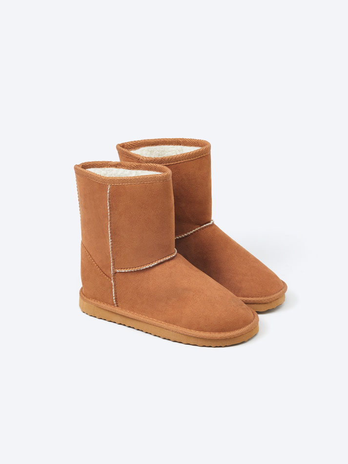 Bota forrada - Couro