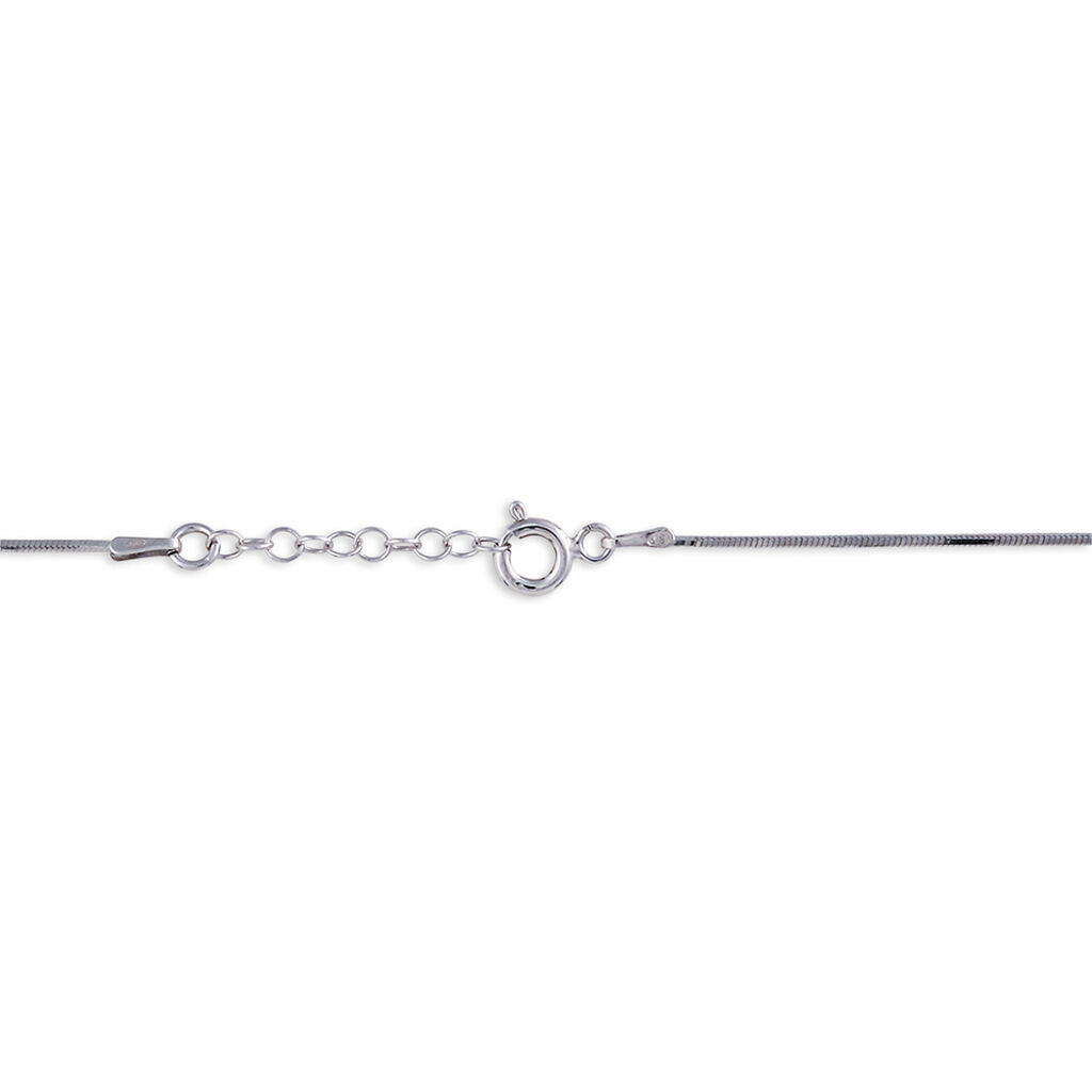 Collier Giorgia Argent Blanc