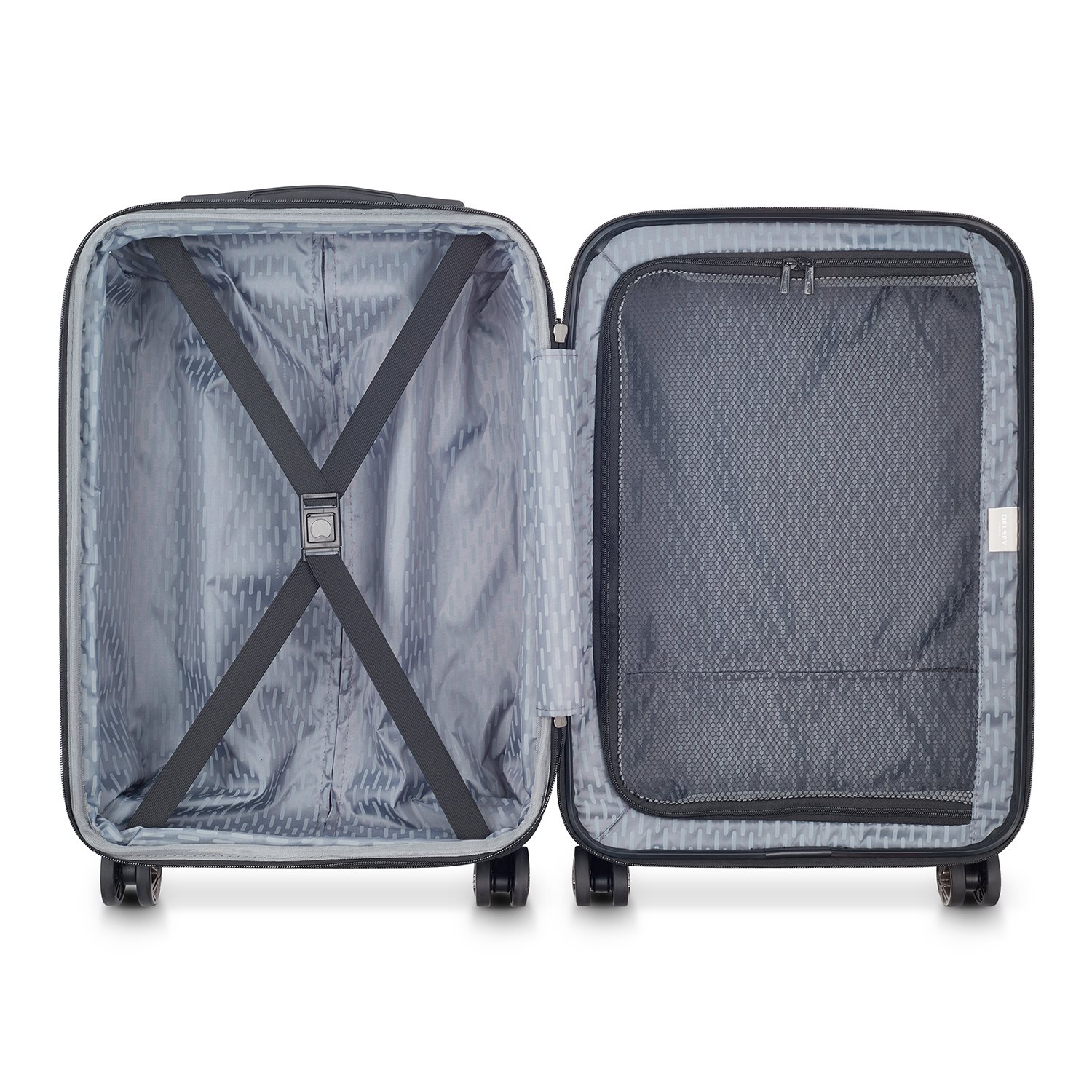 Delsey Air Armour 4 Wheel Slim Cabin Trolley 55/40 black