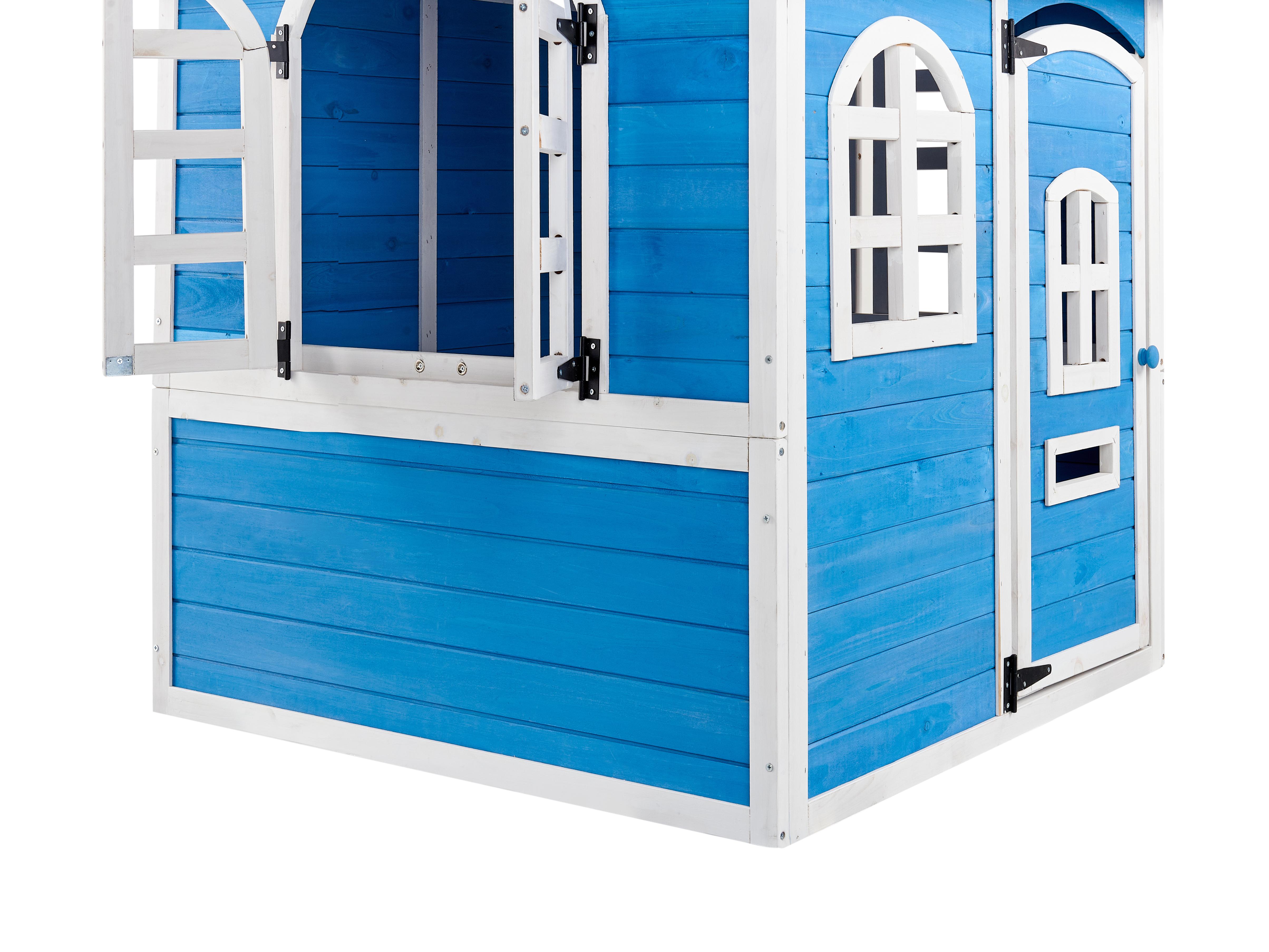Tuin speelhuisje KOKKONI Dennenhout Blauw