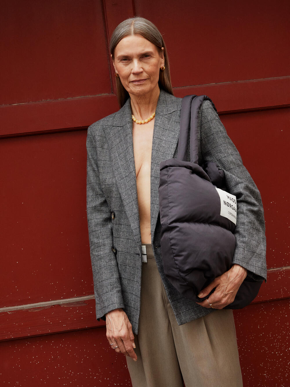 Mads Nørgaard  Duvet Dream Pillow shopper - sort