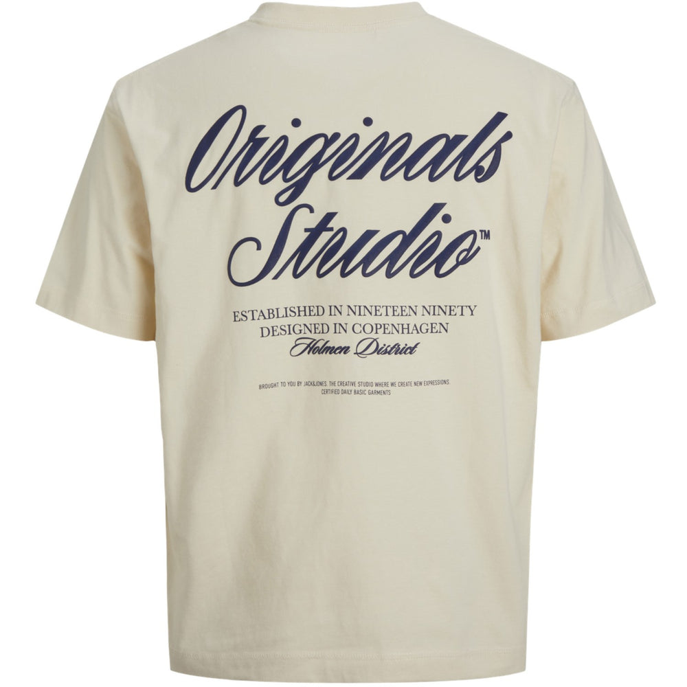 Køb Jack & Jones Junior Antique White Jornorrebro Typo Tee Ss Crew Neck Sn Jnr