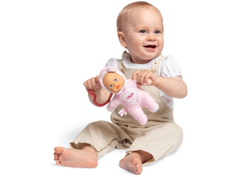 Chicco Babypuppe My Little Doll Pink Kuschelpuppe ab Geburt