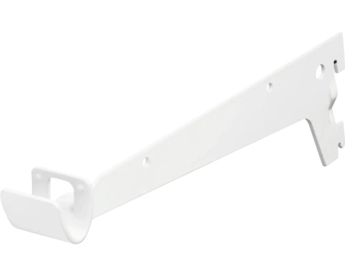 Witte kledingroedebeugel
