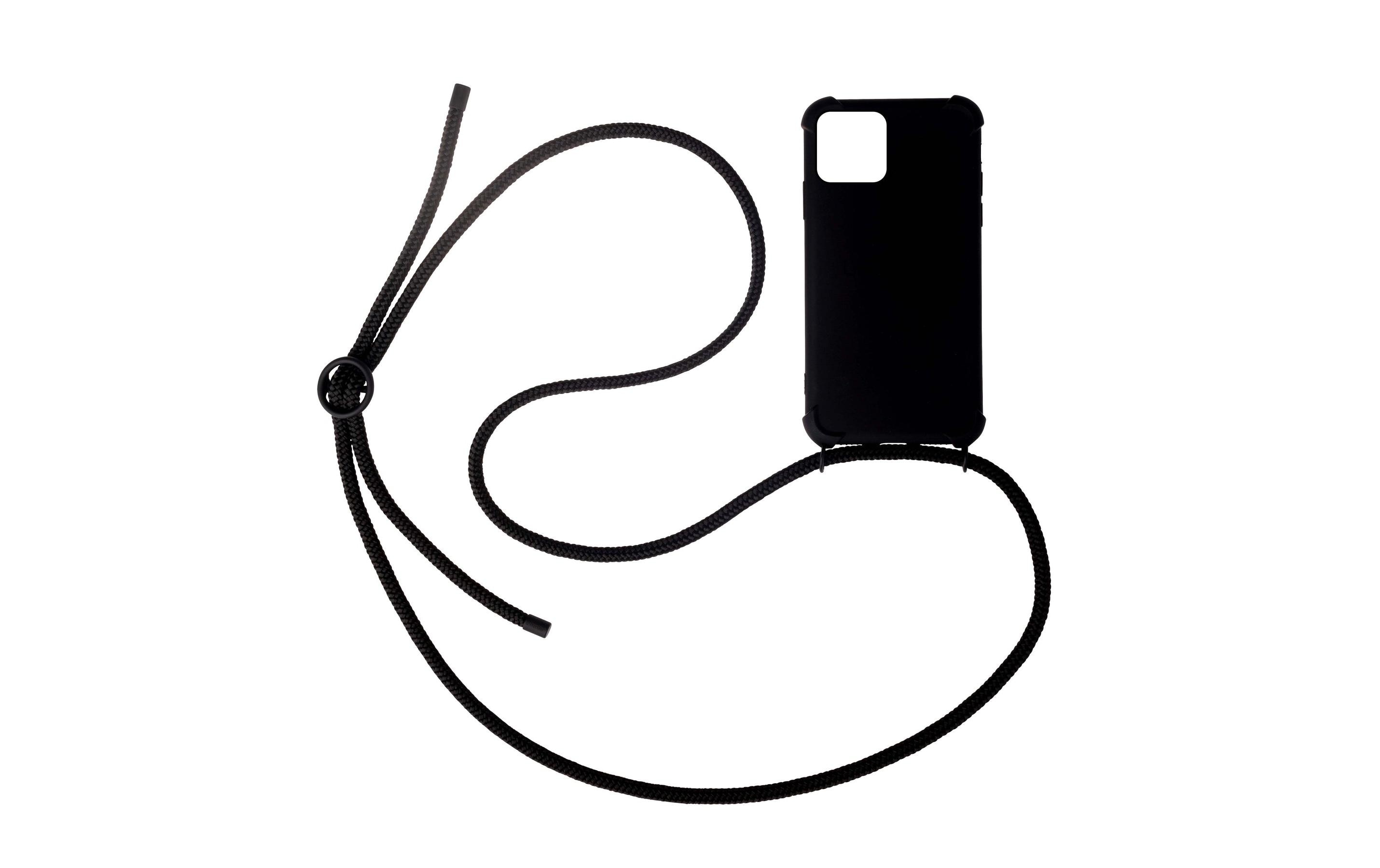 Necklace Case iPhone 15 Pro All BlackSchutzhülle mit Handykette für das Apple iPhone 15 Pro