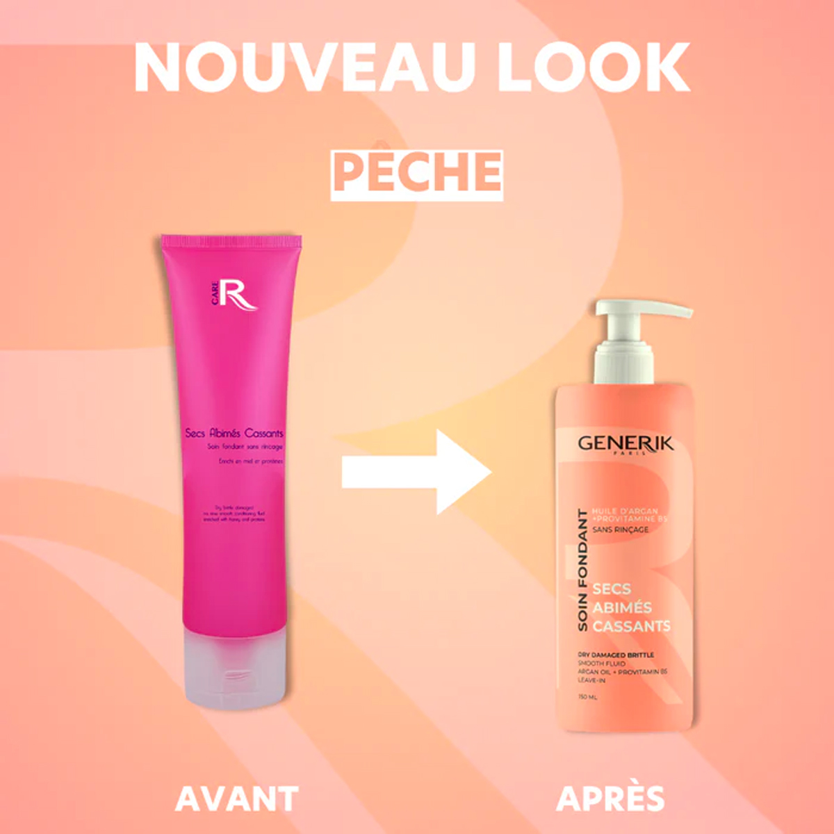 Soin Fondant Cheveux Secs/Abms/Cassants Generik 150 ML