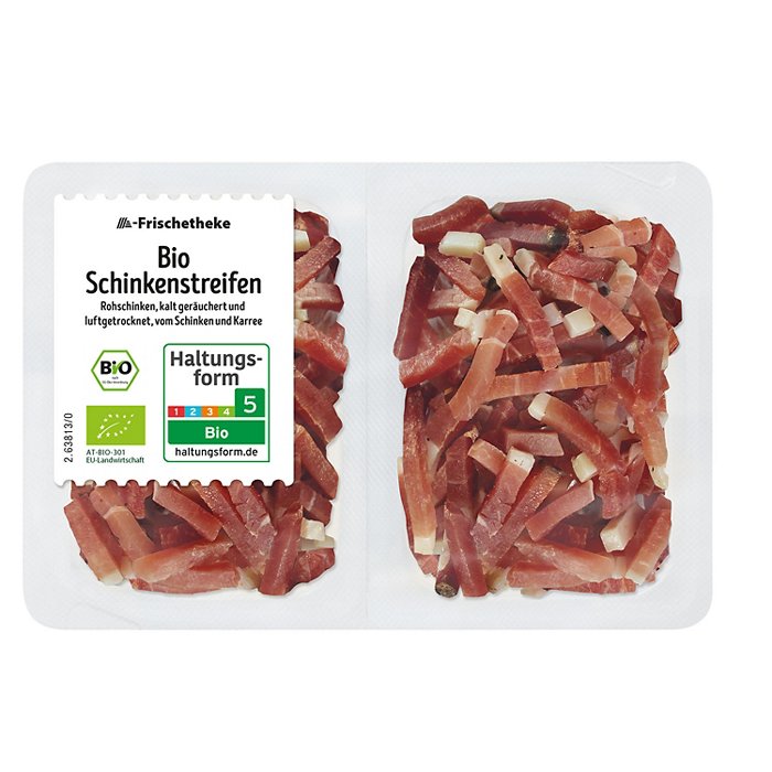 Bio-Schinkenstreifen 80 g