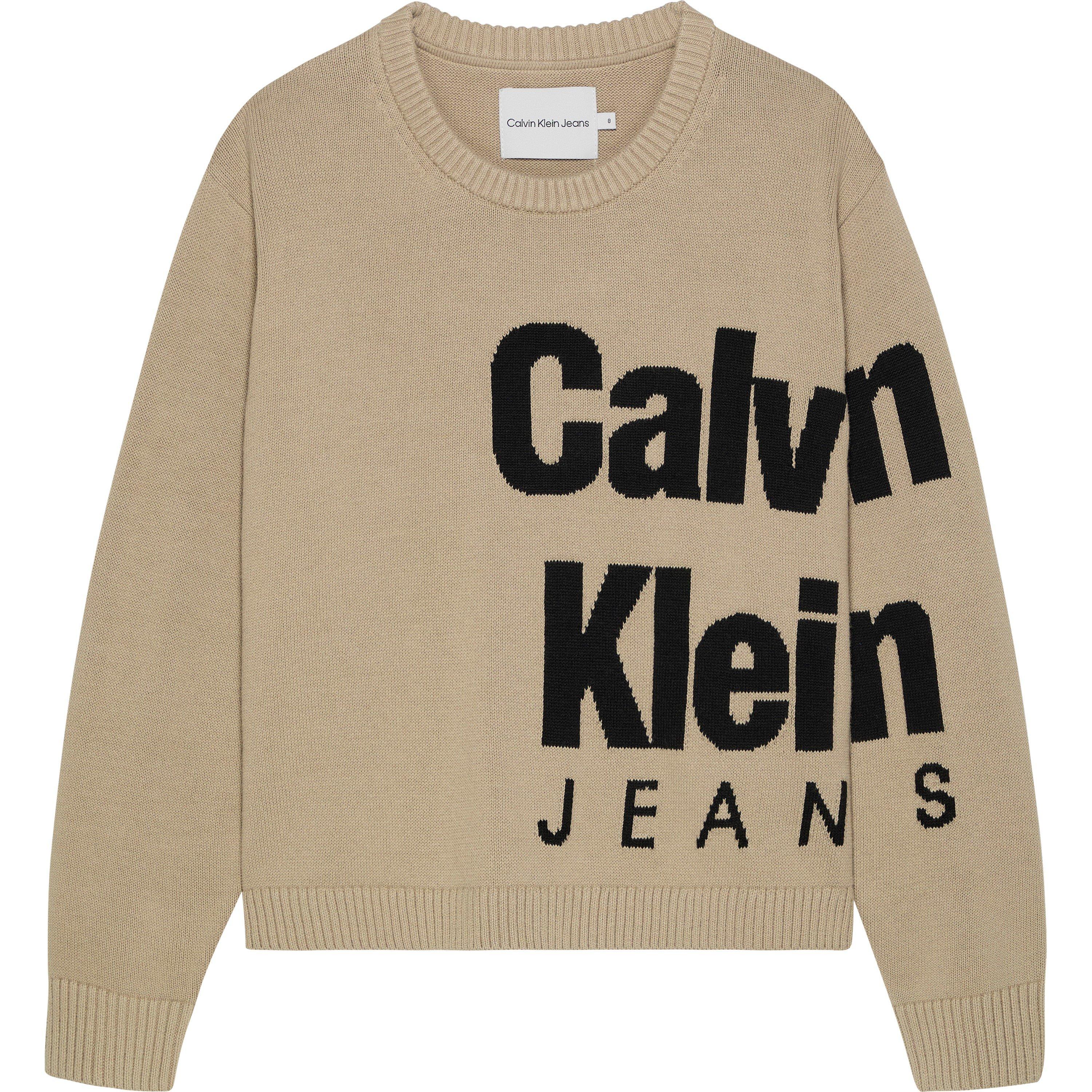 Calvin Klein Jeans BLOWN-UP LOGO LAYERS SWEATER
