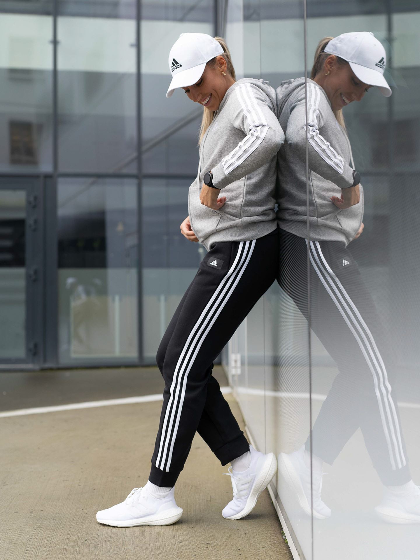 Fleece 3-Stripes Full Zip Hoodie