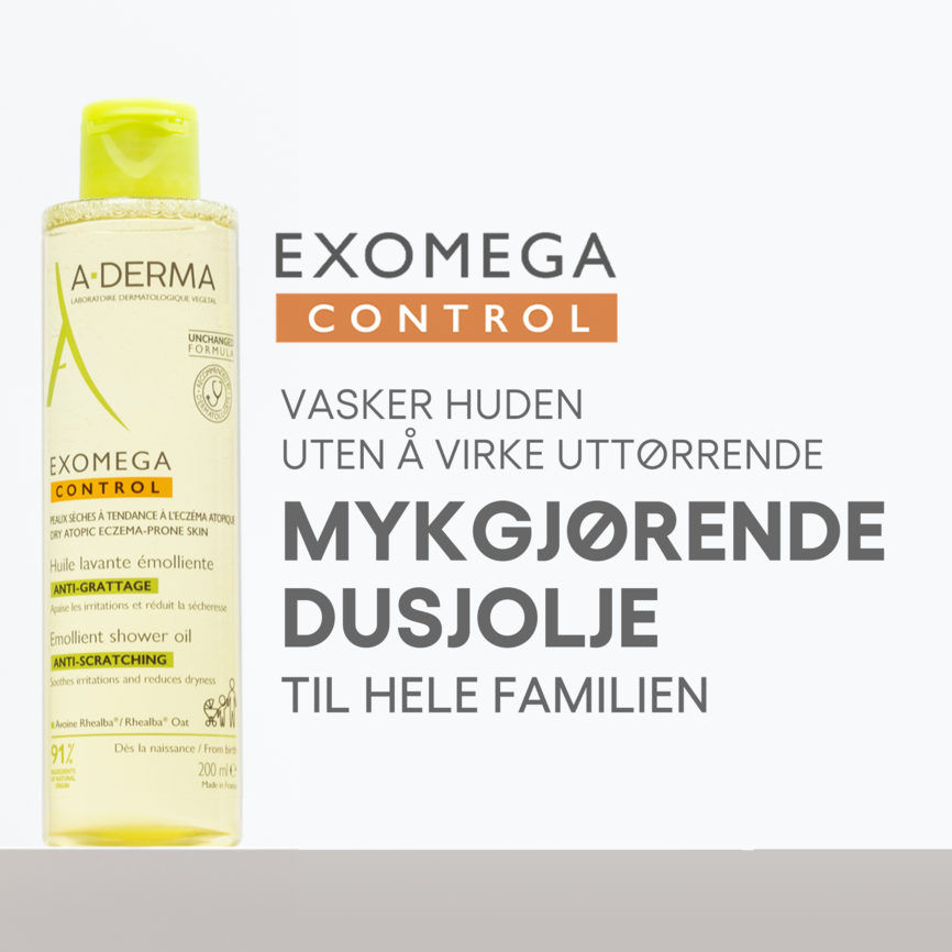 A-Derma Exomega Control Shower Oil 200 ml