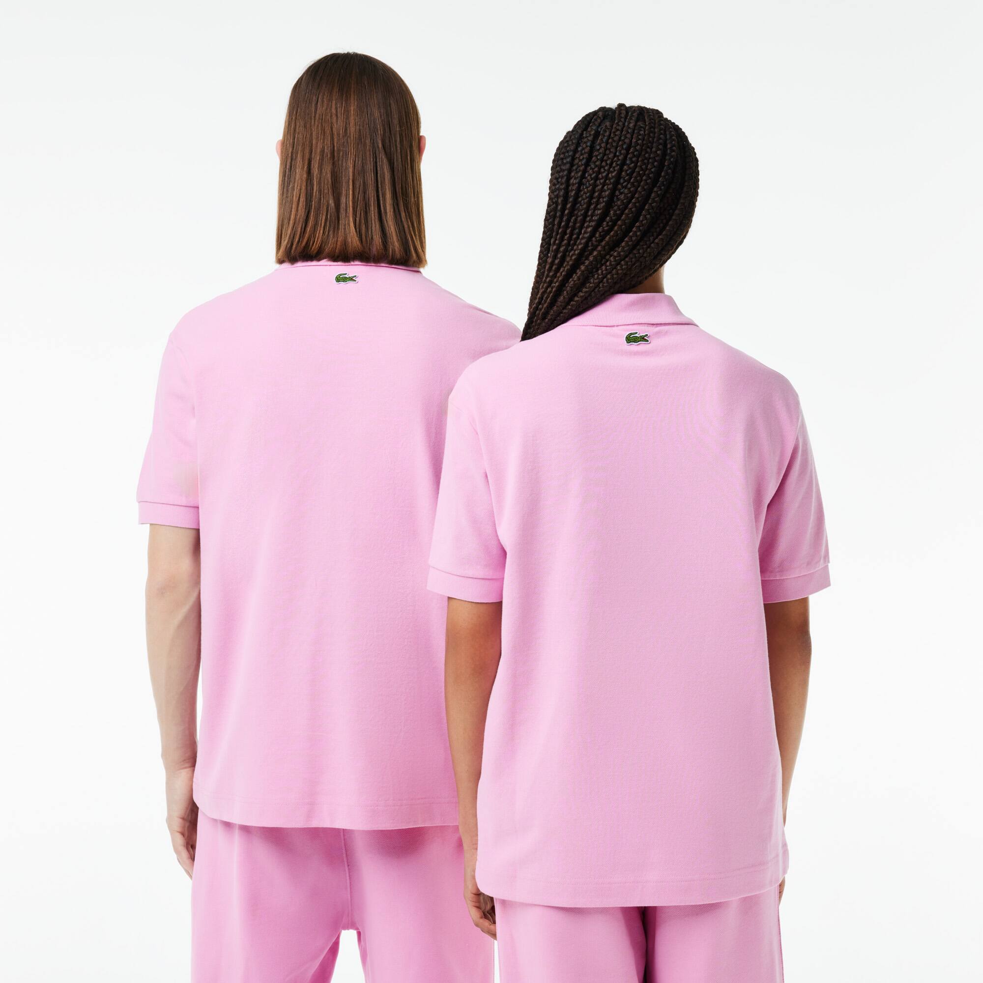 Polo Original L.12.12 loose fit crocodile 80's Manches Courtes - Rose - Lacoste - Unisex