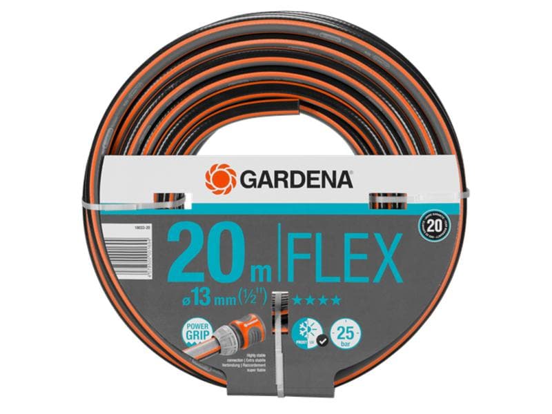 GARDENA Gartenschlauch Comfort FLEX 20 m Ø 13 mm Gartenschlauch mit Power Grip Profil