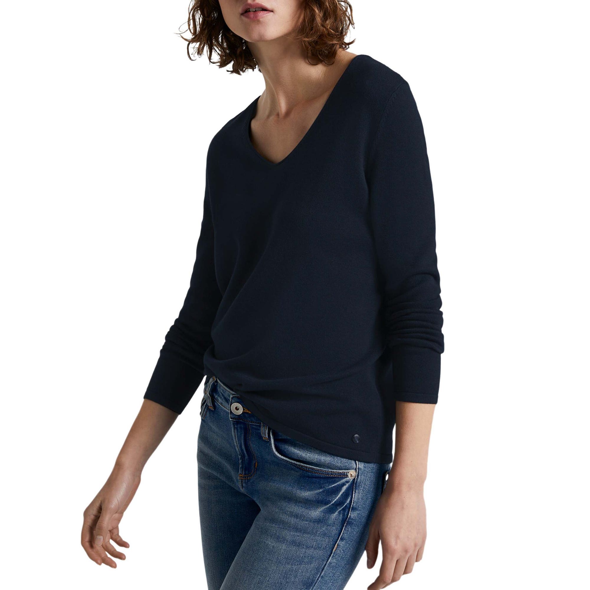 Pull Femme bleu marine