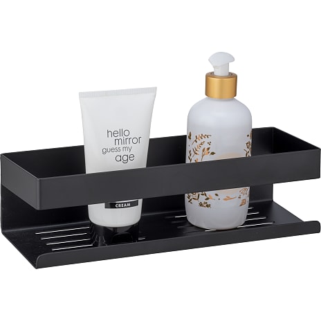 Wenko genova turboloc hylde - mat sort
