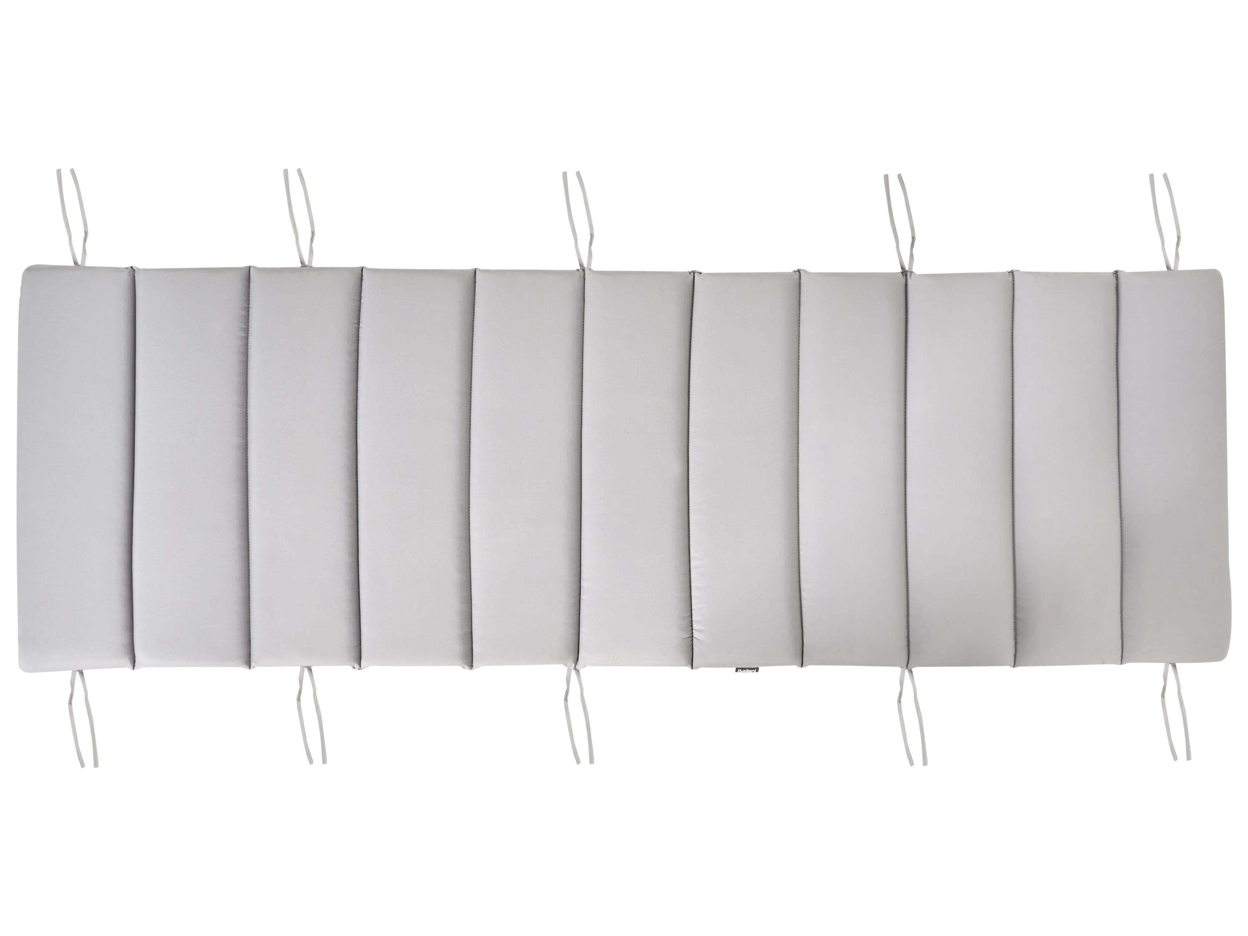 Ligstoel met kussen BRESCIA PREMIUM Acaciahout Lichtgrijs