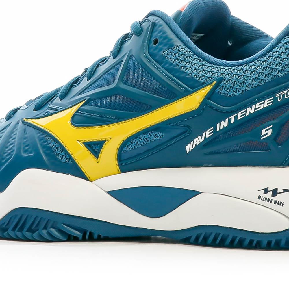 Mizuno Chaussures de tennis Bleu/Jaune Homme Mizuno Wave Intensetour
