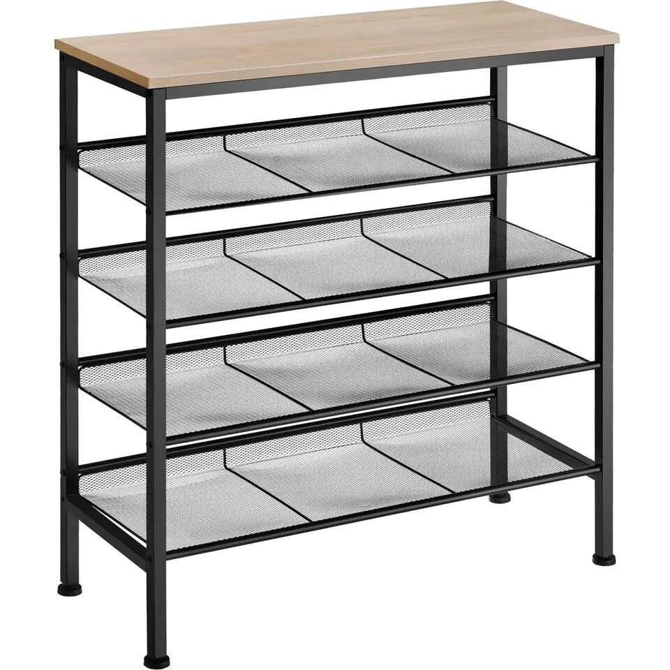 tectake Schoenenrek Bournemouth 75,5x30,5x85,5cm
