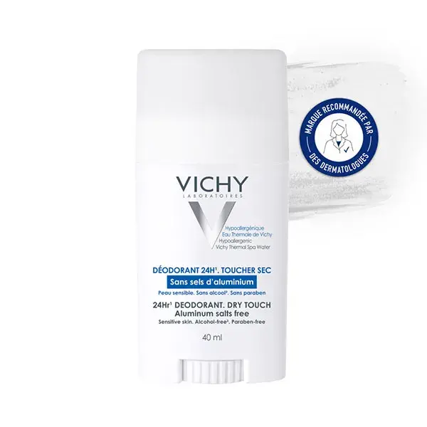 Desodorante em bastão Vichy 24h Dry Touch 40ml
