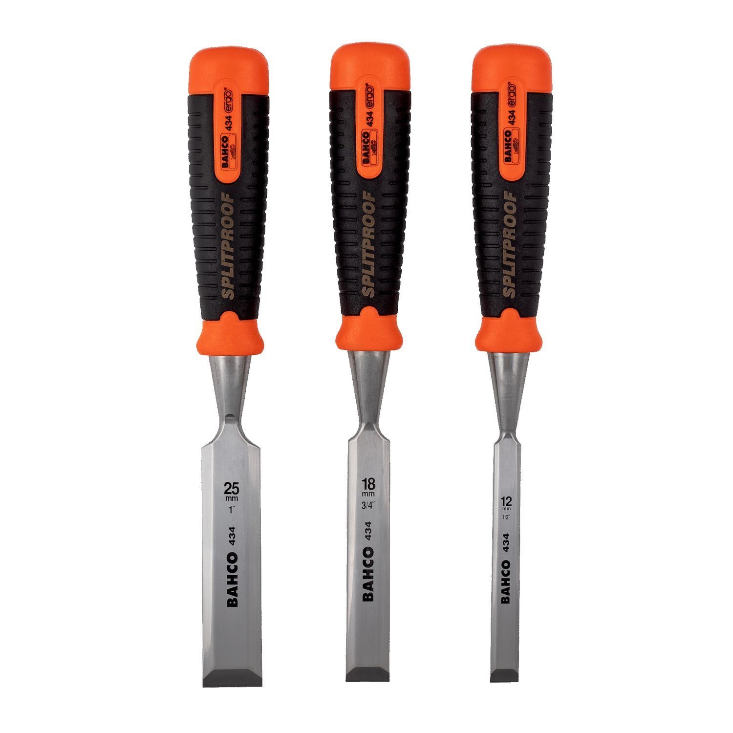 Bahco Steekbeitelset ERGO™ 434 12-25mm 3-delig - 434-S3-EUR