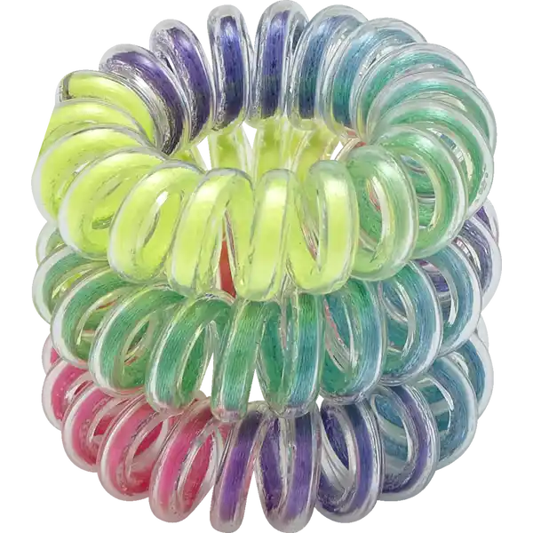 FOR YOUR BEAUTY SPIRALZOPFGUMMI BOX KIDS BUNT 3 STÜCK