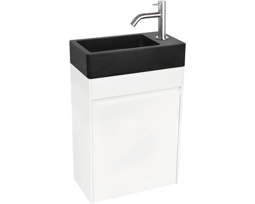 Wastafelmeubel Verschil HURA L BxHxD 39,5 x 52 cm x 21,5 cm Frontkleur wit
