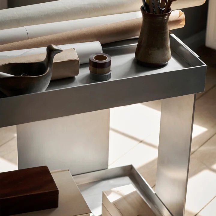 Ferm Living - Lager Trolley, Aluminium
