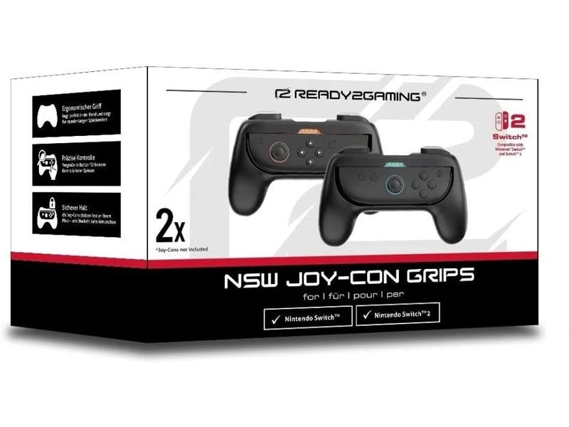 GAME Nintendo Switch 2 Griffe Ergonomische Griffe mit vergrösserten Tastenflächen für präzise Steuerung
