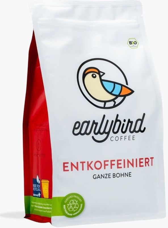 earlybird coffee - Decaffeinated Organic - Oploskoffie - 500g