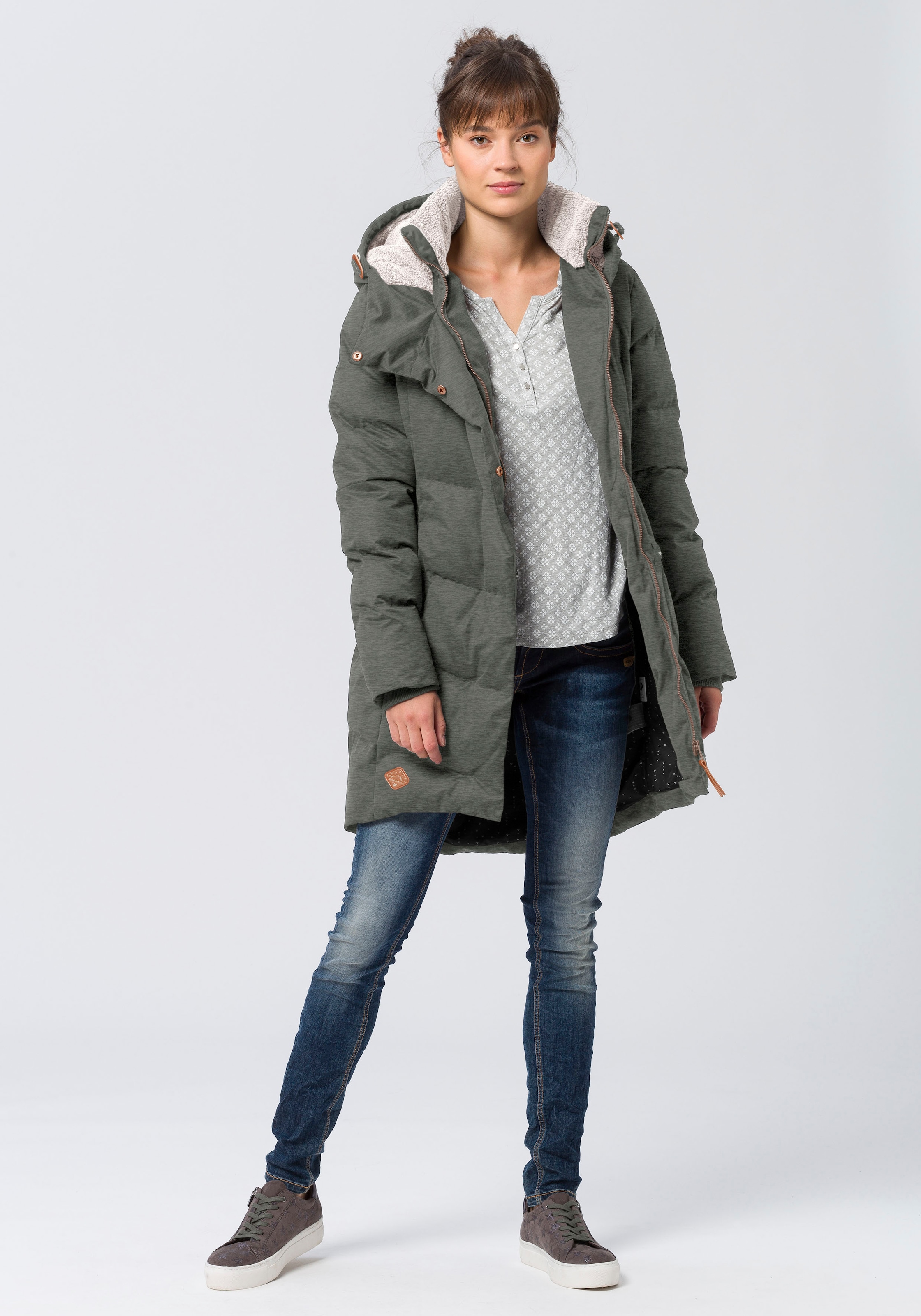 Ragwear Funktionsparka »PAVLA O« mit Kapuze Wind- und Atmungsaktive Kapuzenjacke