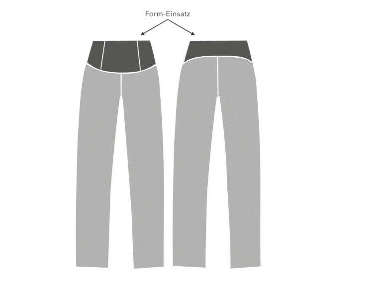 Gerade Schlupfhose mit Shaping-Einsatz