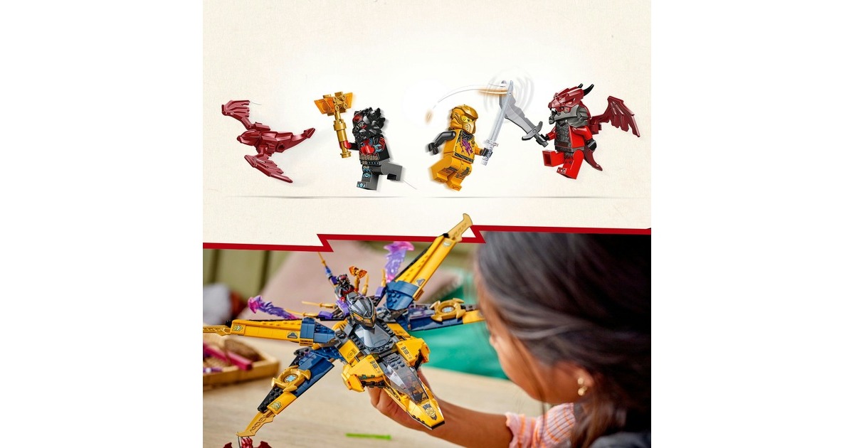 LEGONinjago - Ras en Arins superstormvliegtuig Constructiespeelgoed  (71833)