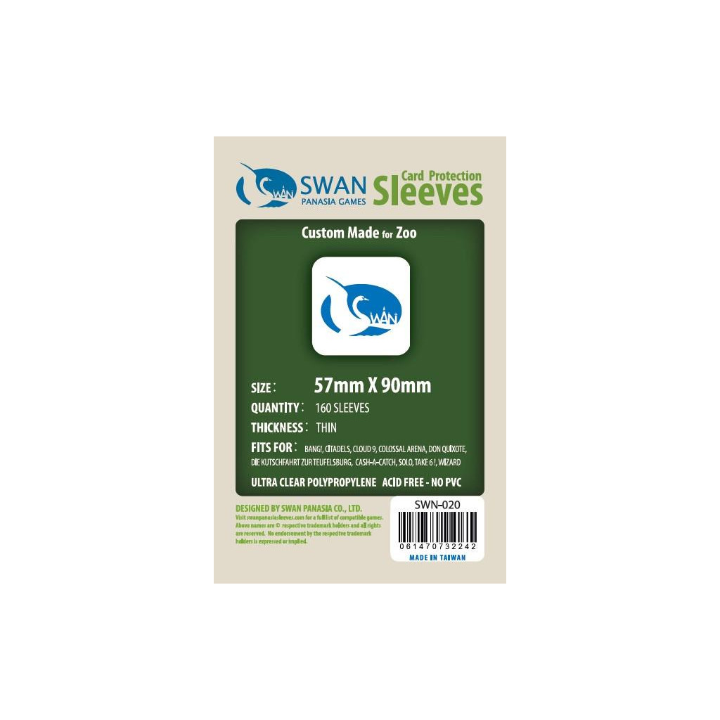 Swan Panasia - Card Sleeves Standard - 57x90mm - 160p