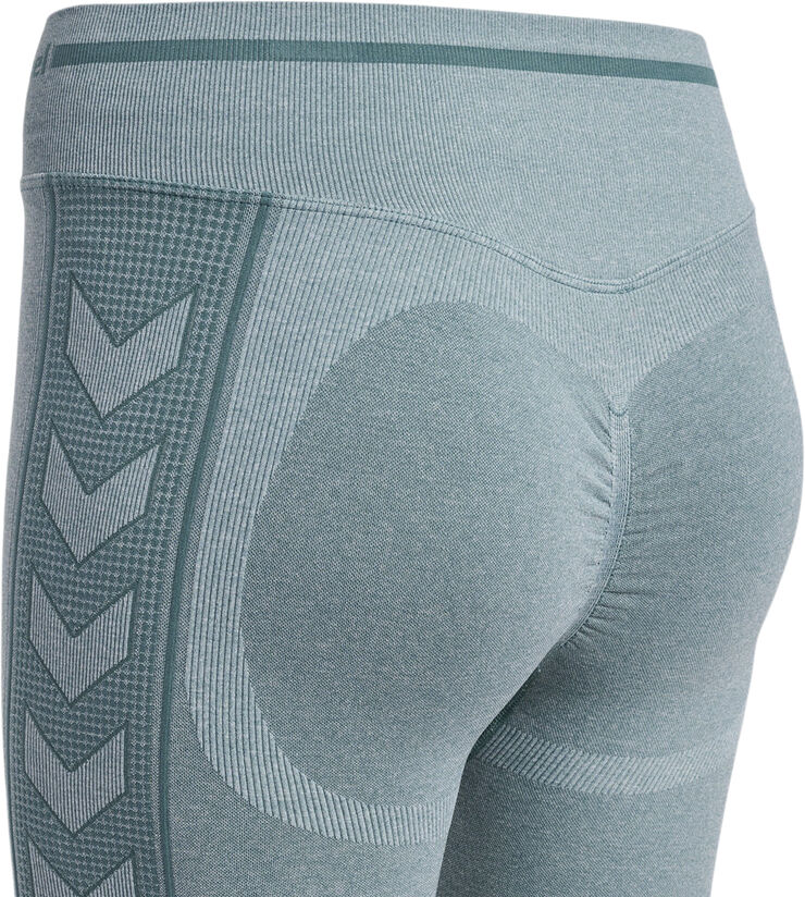 Hummel LMT Lulu Seamless Scrunch tights Blå