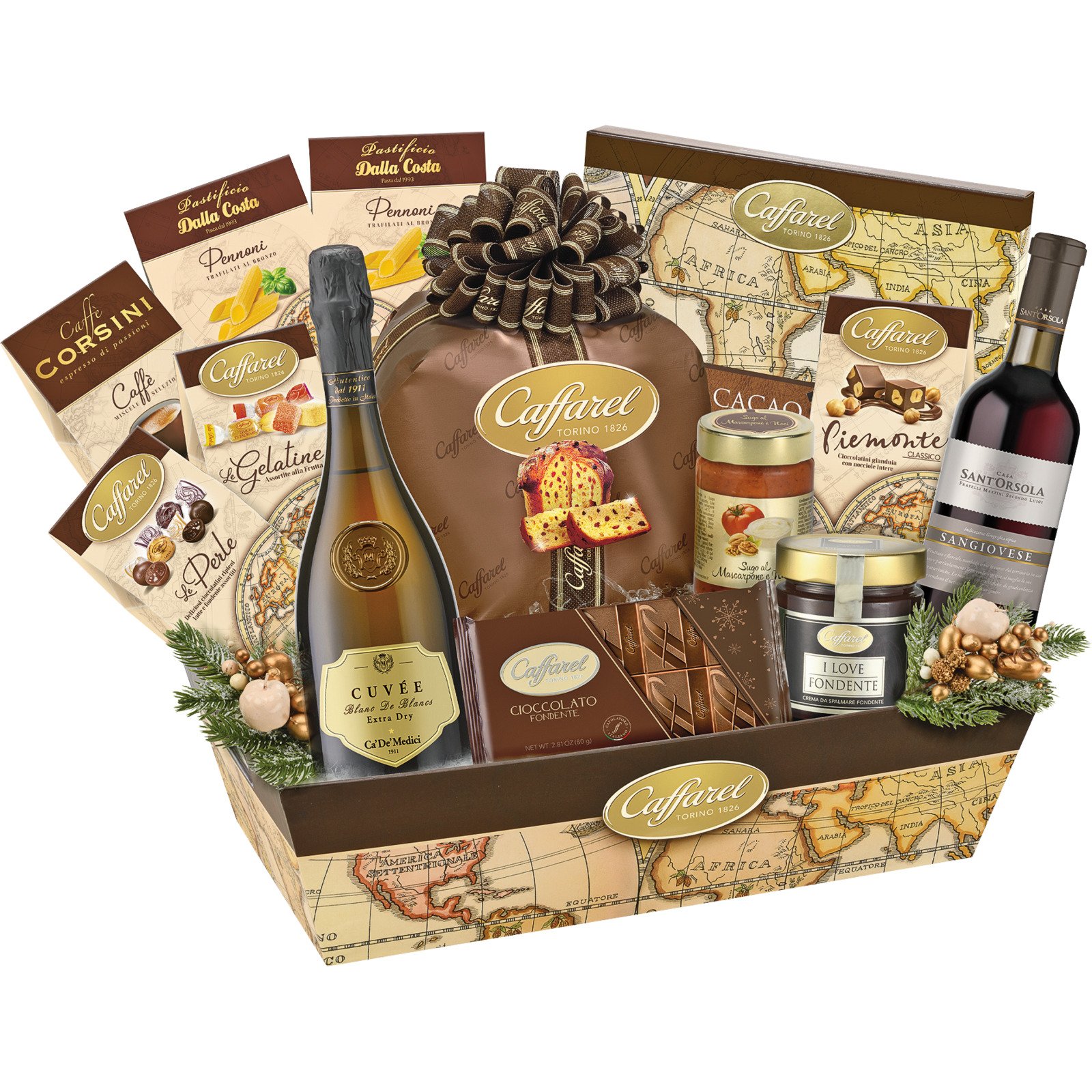 Geschenkkorb Caffarel 14-tlg.