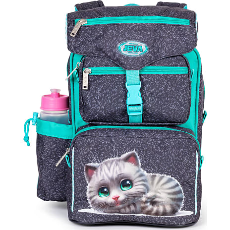 Jeva Furry Friend Beginners skoletaske 16+8 L.