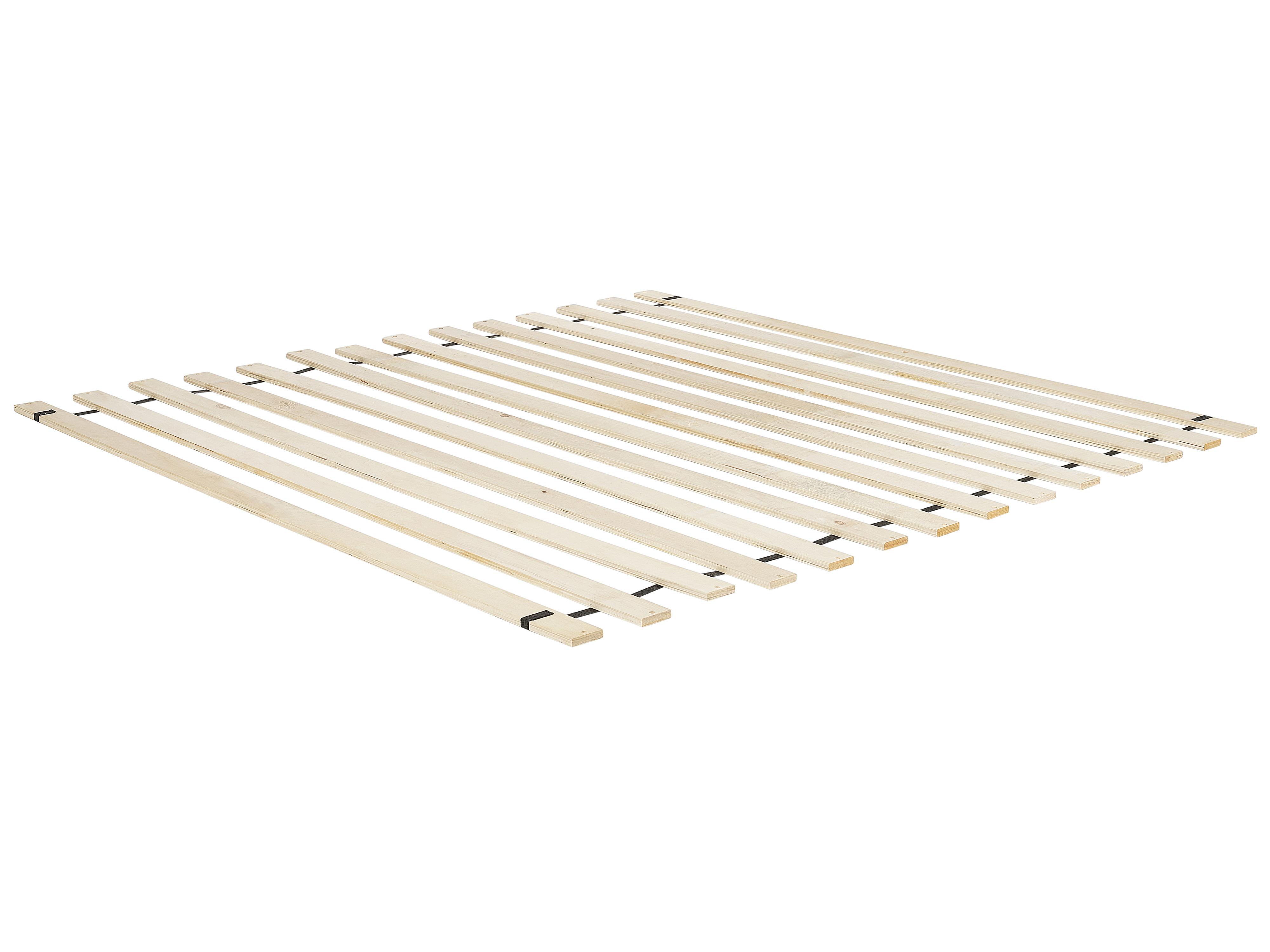 Bed Rotan BOUSSICOURT 180 x 200 cm Lichtbruin