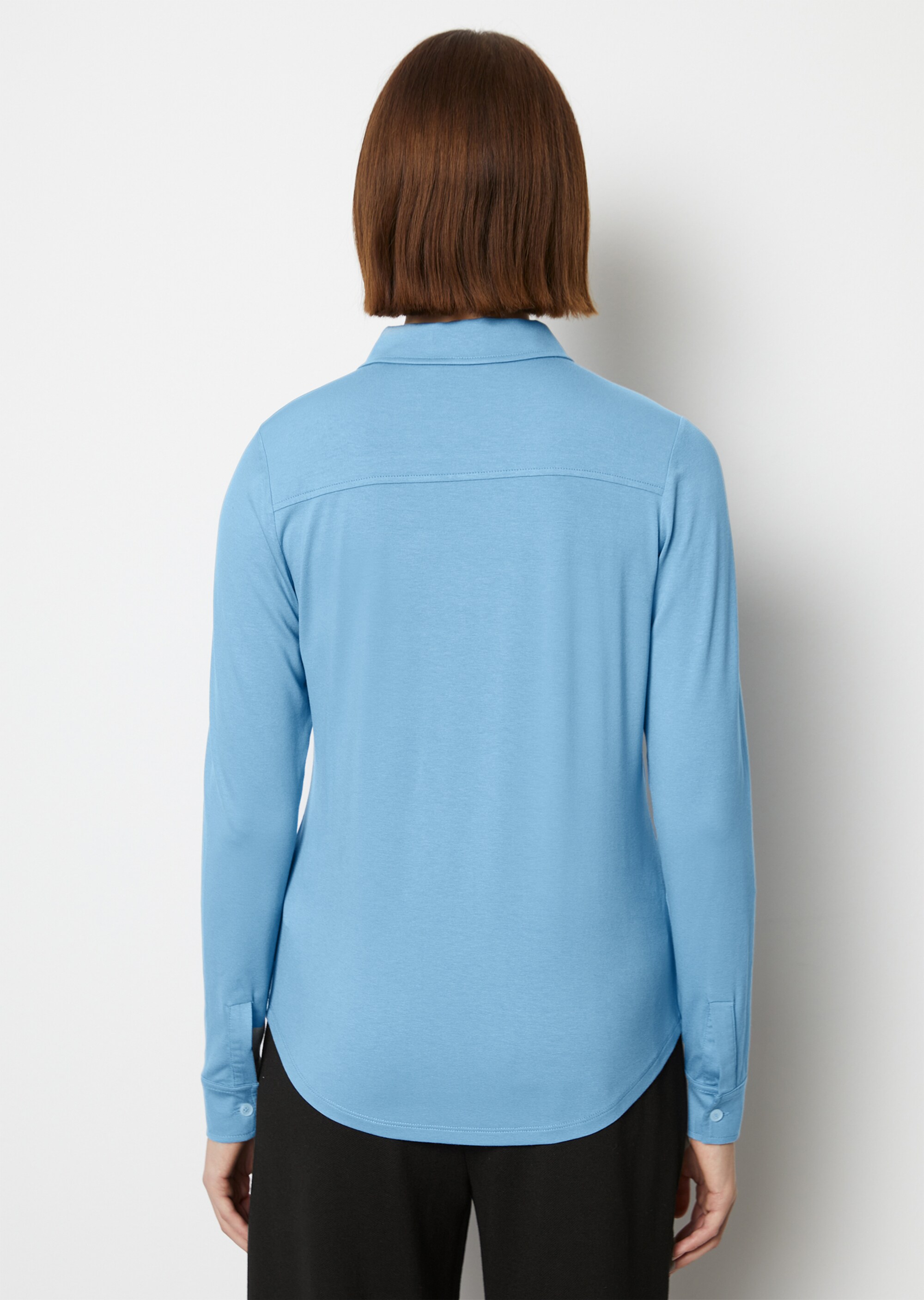 Jersey-Bluse regularaus LENZING™ ECOVERO™