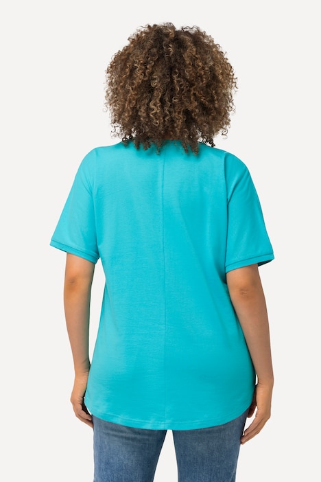 T-Shirt, Fotomotiv, Oversized, Rundhals, Halbarm