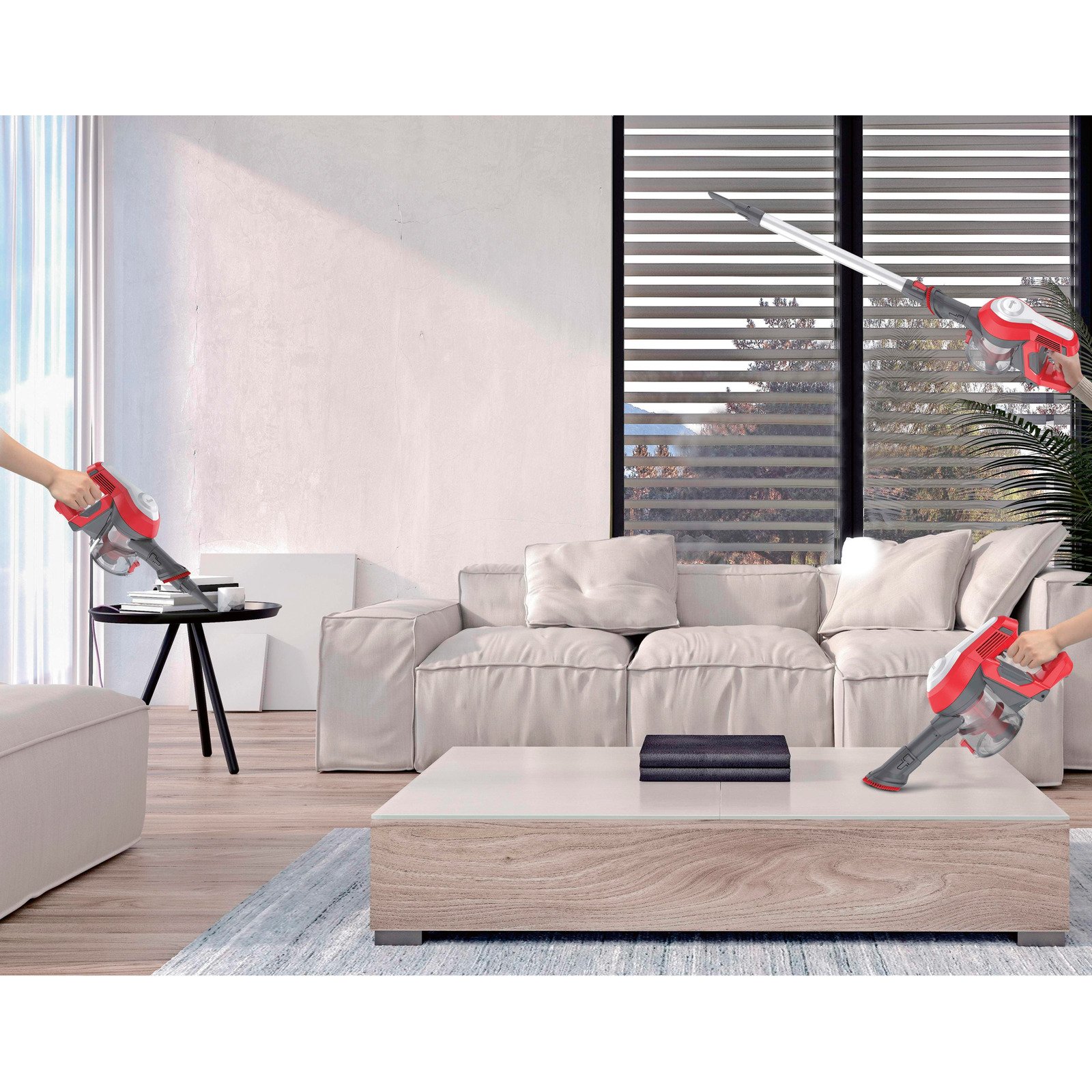 Hoover Akkustaubsauger HF122RH 011