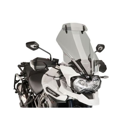 Bulle Puig Touring avec visière - Gris