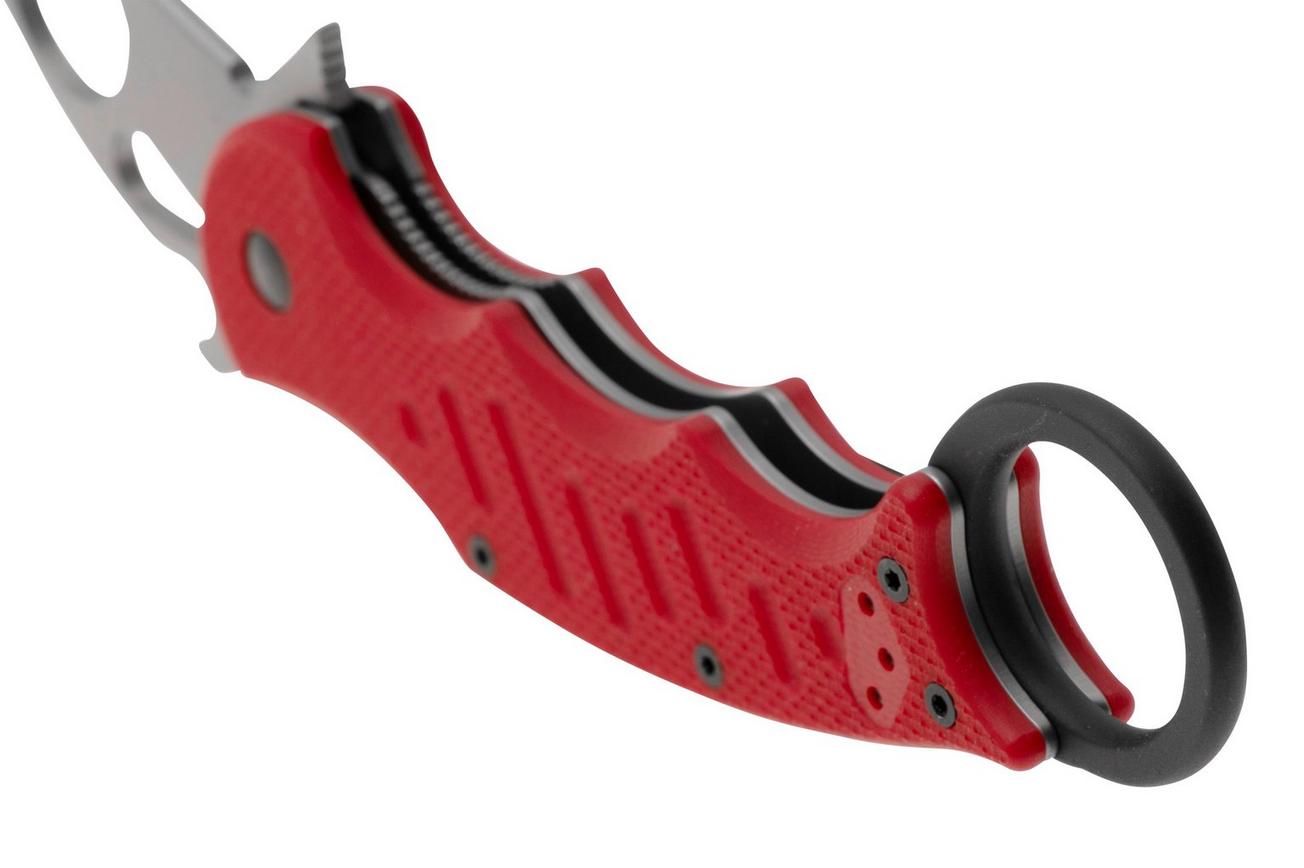 Fox Knives TK-479 Red G10, Folding Training Karambit, trainingsmes