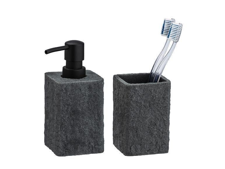Zeepdispenser en tandenborstelhouder Villata