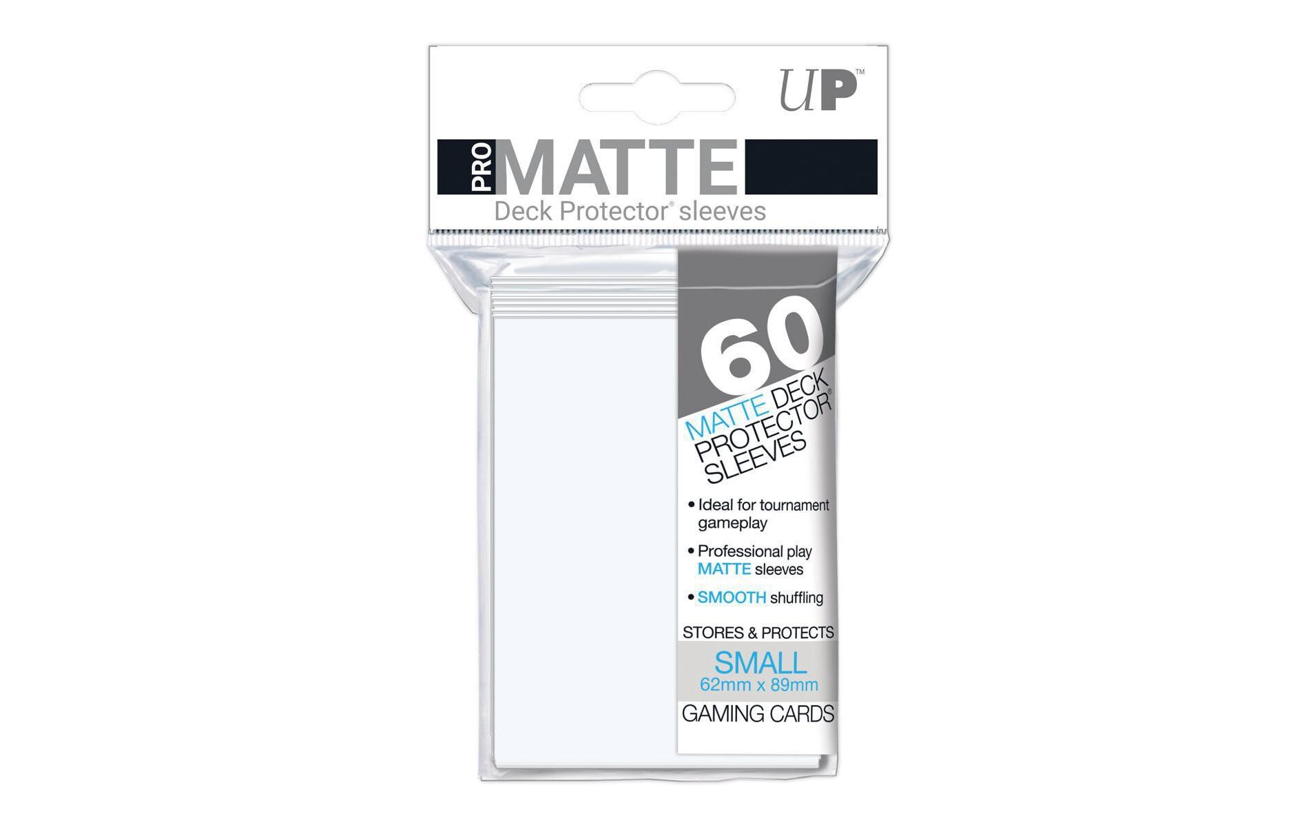 Kartenhülle Pro-Matte Sleeves Small 60 WeissDeck Protector Kartenhüllen