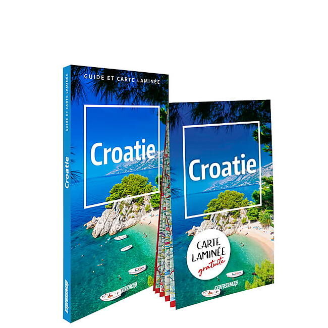 EXPRESSMAP - CROATIE GUIDE ET CARTE LAMINEE
