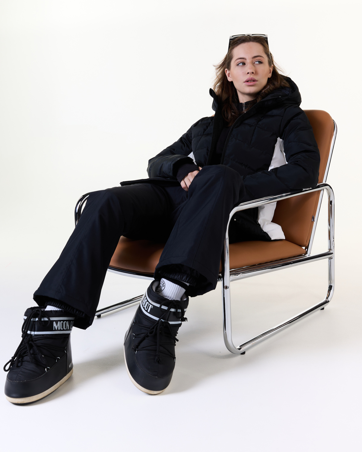 Bumpro Aspen Padded Ski Jacket Black