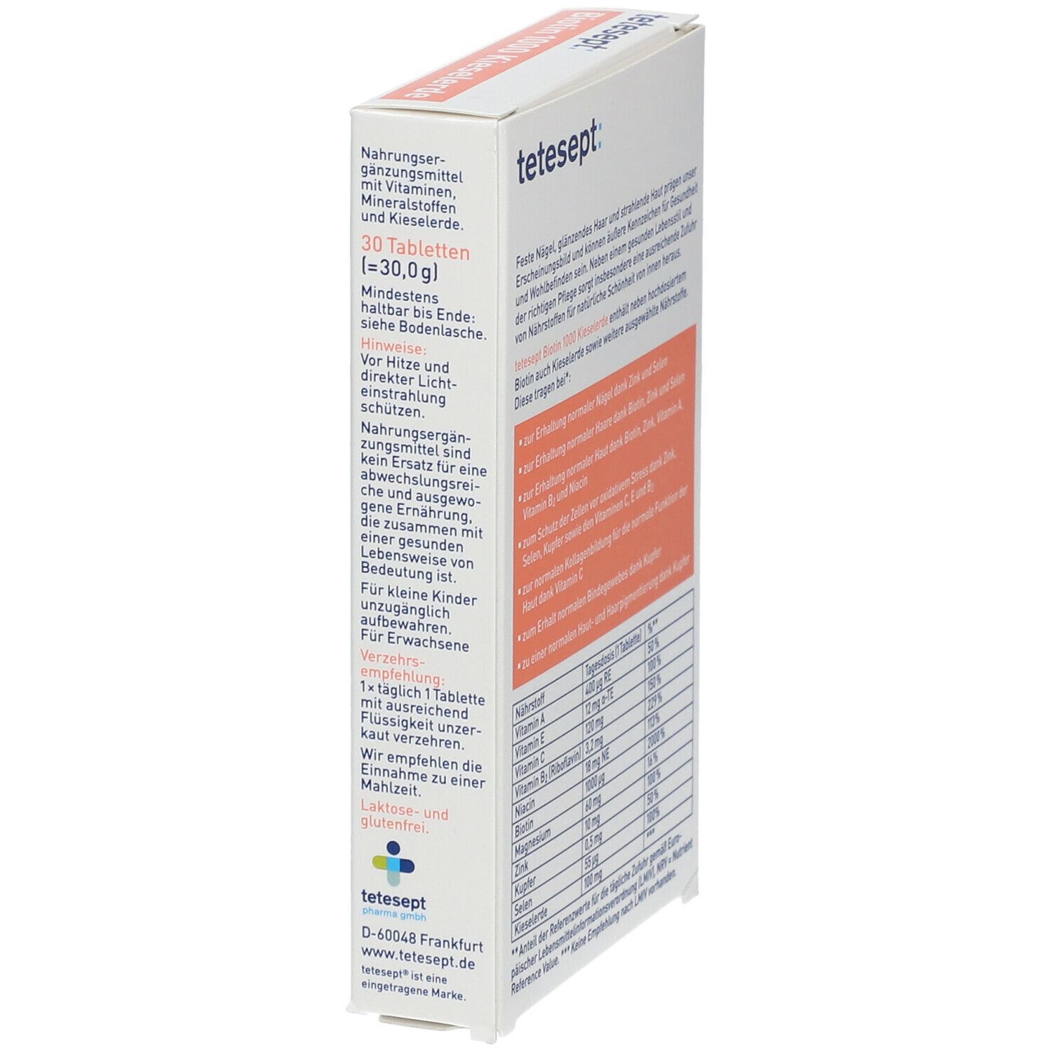 tetesept® Biotin 1000 Kieselerde