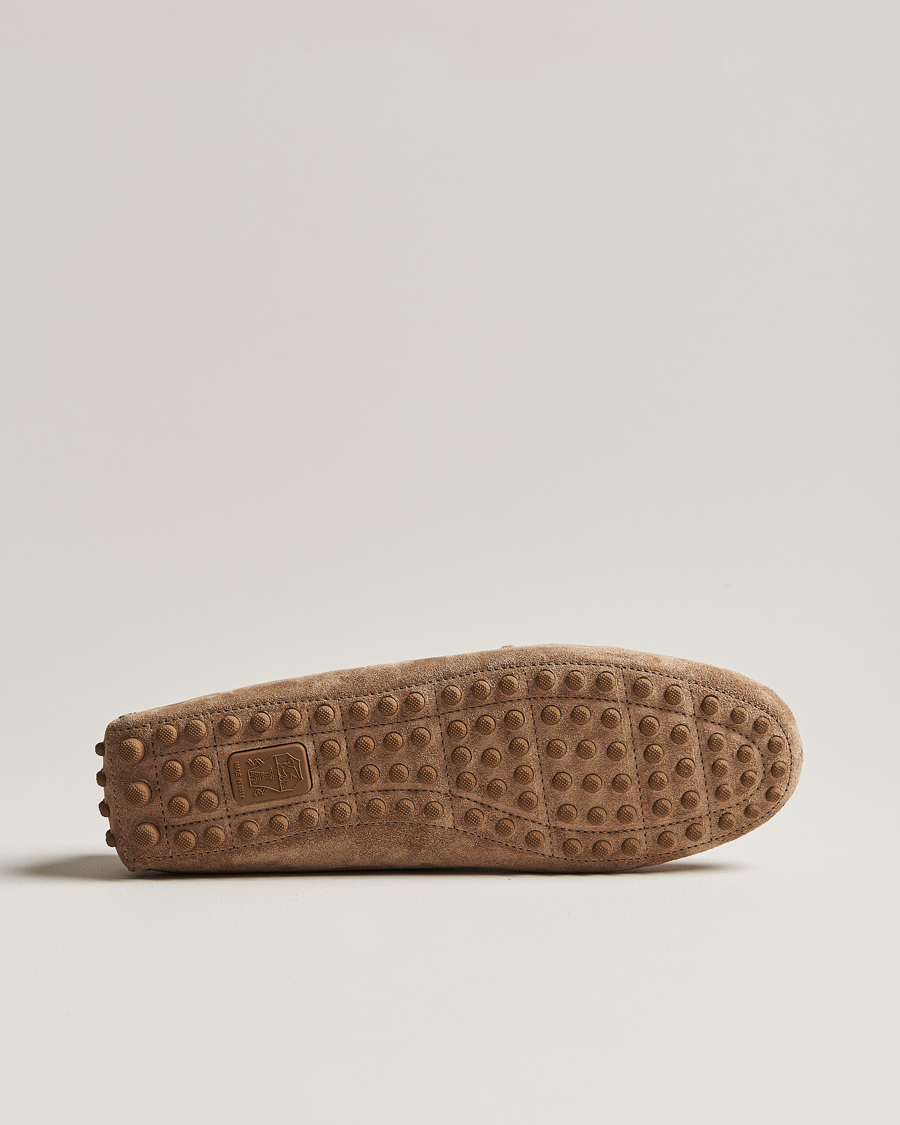 Brunello Cucinelli Laced Carshoe Beige Suede