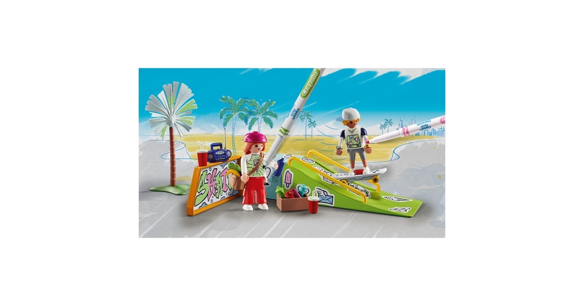PLAYMOBILColor - Skatepark Constructiespeelgoed  (71515)