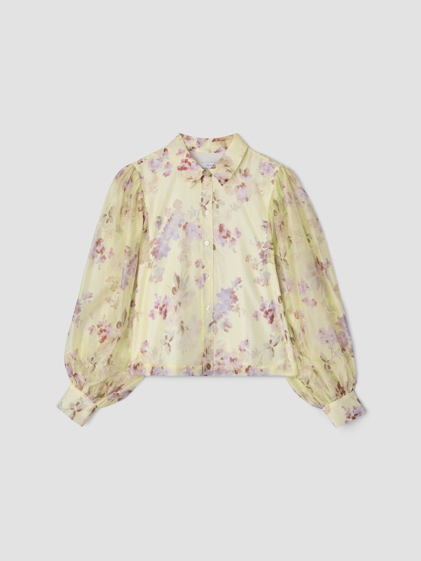 Allegra bluse Transparent Yellow