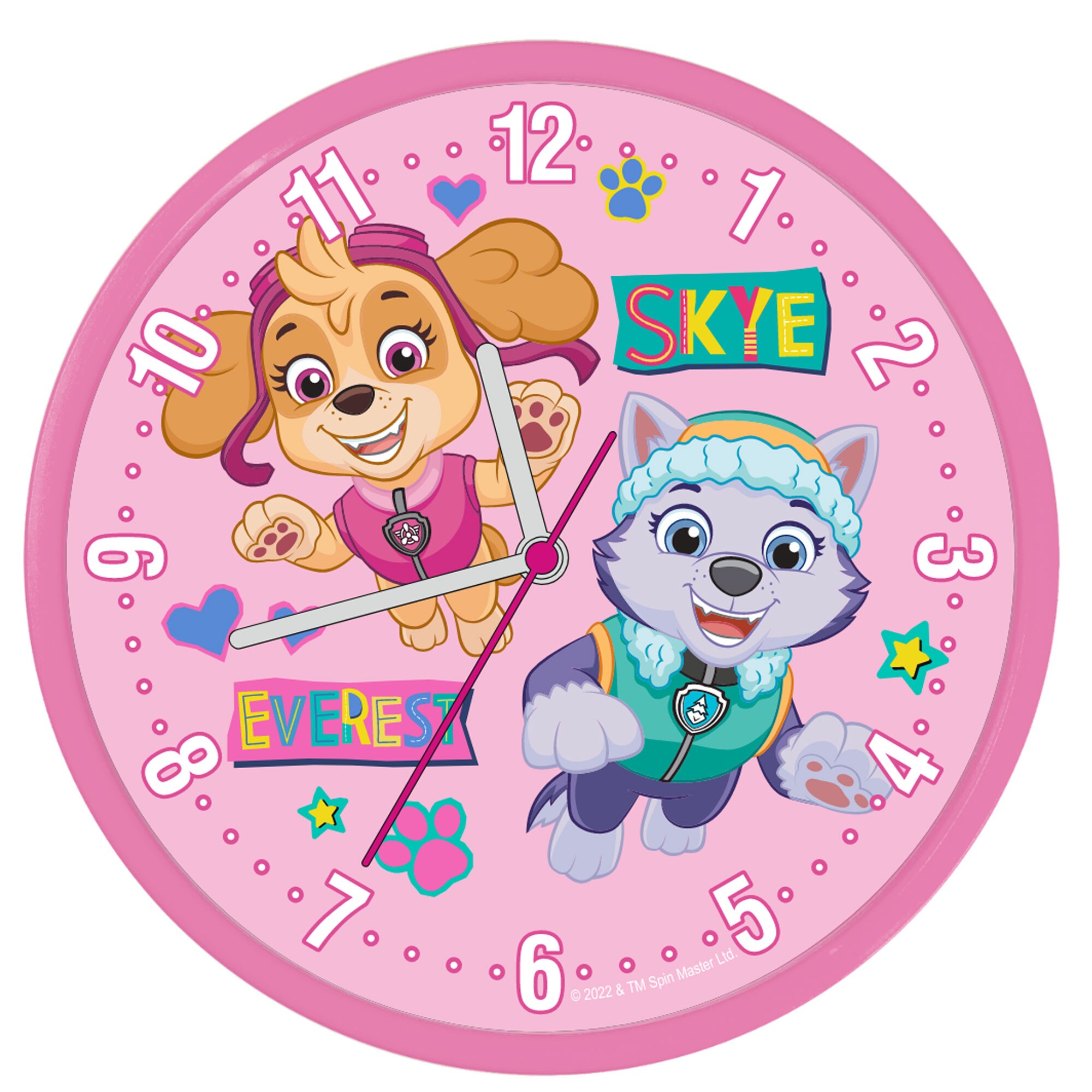 PAW PatrolPAW Patrol Kinderwanduhr 220 mm Geräuschlos